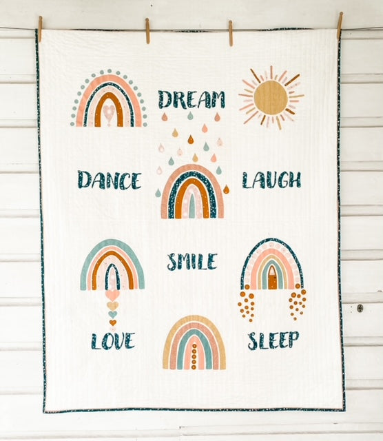 Over the Rainbow Quilt Kit designed by Ngaire Montgomery-Williams