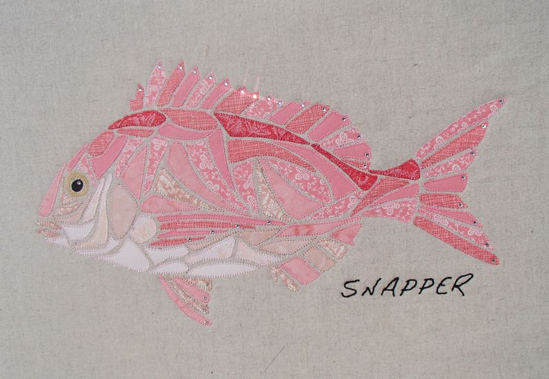 NZ Snapper Pattern by Tegan Montgomery-Williams – Apple Basket Quilts