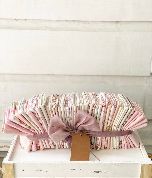 Precious Pinks Fat Quarter Bundle - 36 fat quarters
