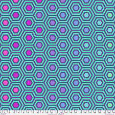 Tula Pink Quilt Backer 108" wide Peacock