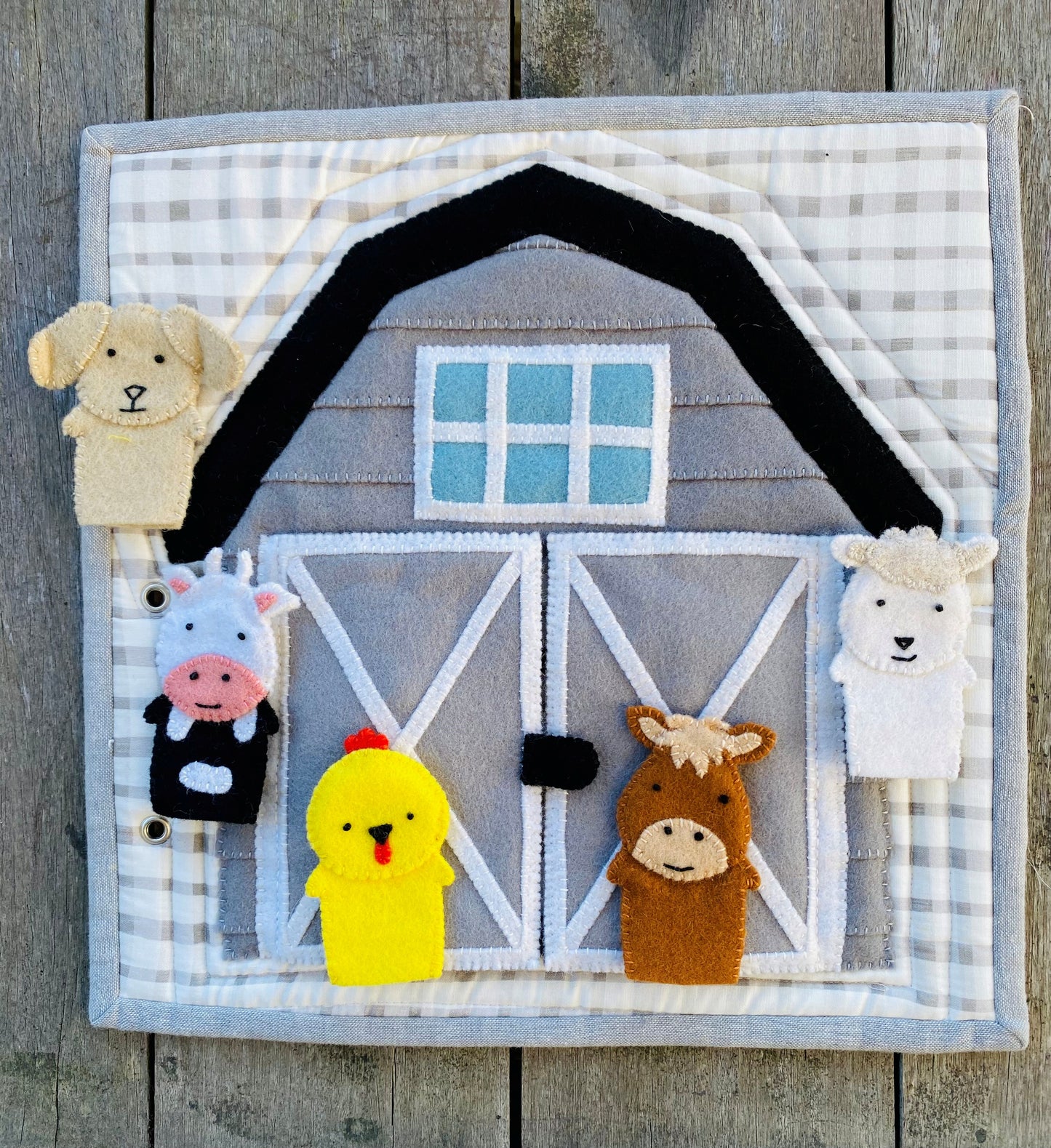 My Little Quiet Book - On the Farm Pattern Designed by Ella & Franc Designs