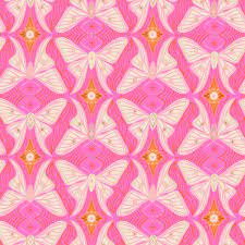 Camellia Moths Pink by Melody Miller
