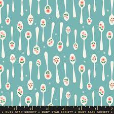 Camellia Teaspoons Blue by Melody Miller