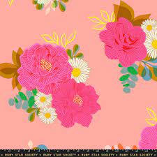 Camellia Rose Sateen Wide Backer by Melody Miller