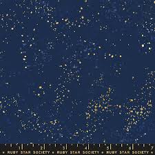 Starry by Ruby Star Speckled gold on navy