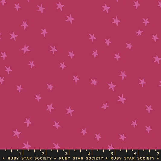 Starry by Ruby Star Starry Large pink on fushia