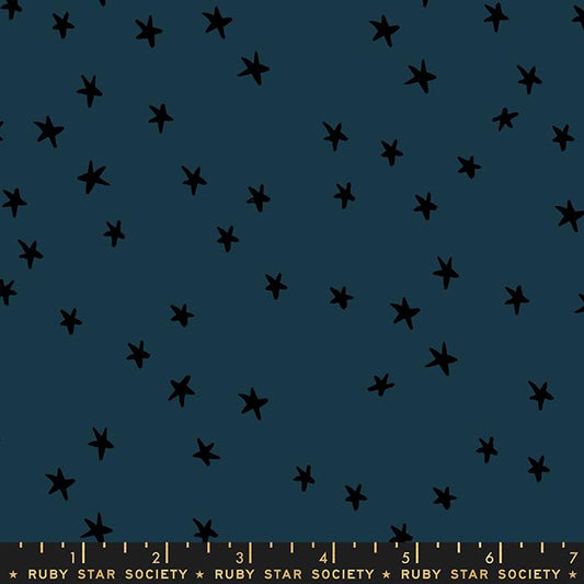Starry by Ruby Star Starry Large black stars on navy