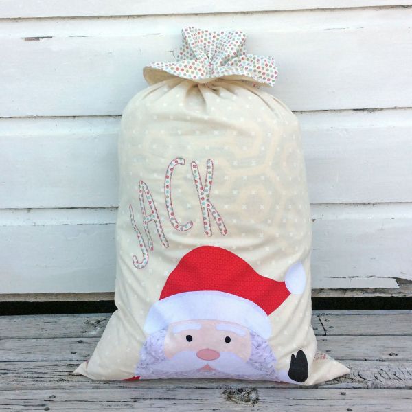 Santa Sack - Santa Pattern Designed by Tegan Montgomery-Williams