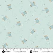 Sewing Bird Needle and Thread Blue