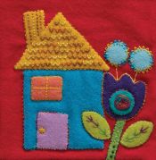 Pre Cut Wool Applique Pack House Colourway 2