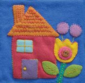 Pre Cut Wool Applique Pack House Colourway 3