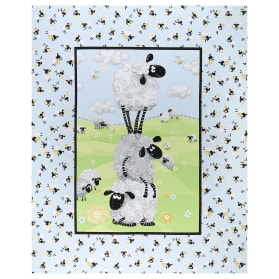 Suzy Bees Sheep  Panel