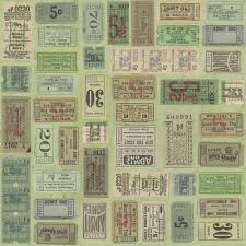 Tim Holtz Palette Collection 262 Green Tickets