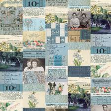 Tim Holtz Palette Collection 280 Blue Collage