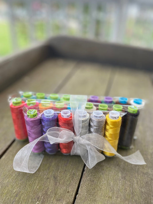 Tinsel Embellishing Thread Kit