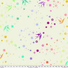 Tula Pink Fairy Dust XL Cotton Candy 108" Backer