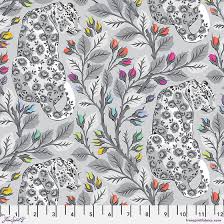 Tula Pink Greywork - Beautimark PWTP257 Fog