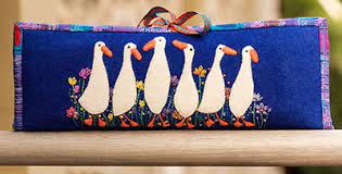 Thread Book Ducks in my Garden Pattern by Wendy Williams