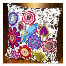 Tropical Fever Cushion Pattern by Wendy Williams