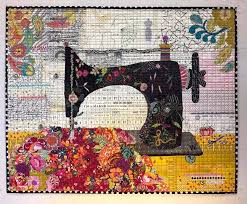 Featherweight Collage Pattern by Laura Heine