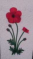 Three-Dimensional Poppy Wallhanging Pattern