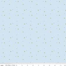 Riley Blake Designs Pattern SC650 by Melissa Mortenson, Light Blue