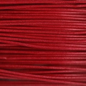 3mm Waxed Cotton Cord Dark Red Col. 21