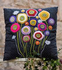 Wallflower Cushion Pattern by Wendy Williams